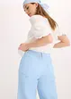 Pantaloni culotte in misto cotone elasticizzato, bonprix