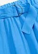 Gonna in twill con tessuto fluente misto viscosa, bonprix