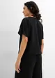 Blusa oversize con fondo elastico, bonprix