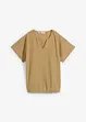 Blusa oversize con fondo elastico, bonprix