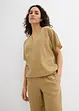Blusa oversize con fondo elastico, bonprix