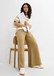Pantaloni a palazzo con pinces, bonprix