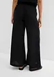 Pantaloni a palazzo con pinces, bonprix