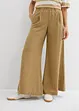 Pantaloni a palazzo con pinces, bonprix