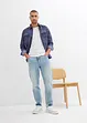 Camicia a maniche lunghe in puro cotone effetto lavato, bonprix