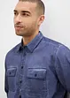Camicia a maniche lunghe in puro cotone effetto lavato, bonprix