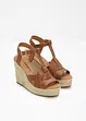 Sandali con zeppa, bonprix