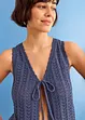 Gilet in maglia con motivo traforato, bonprix