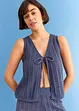 Gilet in maglia con motivo traforato, bonprix