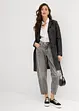 Jeans barrel cropped low stretch, vita media, bonprix