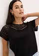 Maglia con pizzo, bonprix