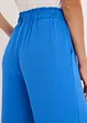 Pantaloni culotte con elastico in vita e risvolto, bonprix
