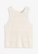 Top in maglia traforata, bonprix