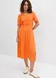 Abito midi in seersucker fresco, bonprix