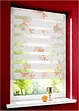Tenda a rullo doppia con fiori, bonprix