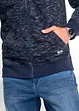 Felpa con zip e cappuccio, bpc bonprix collection