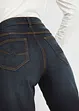 Jeans wide leg con bordo vita confortevole, vita media, bonprix