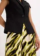 Blazer a maniche corte in satin di cotone, bonprix