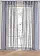Tenda trasparente effetto lino (pacco da 1), bonprix