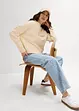 Felpa oversize in puro cotone biologico, bonprix