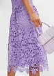 Abito in pizzo con inserto all'uncinetto, bonprix