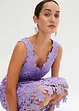 Abito in pizzo con inserto all'uncinetto, bonprix