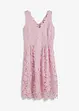 Abito in pizzo con inserto all'uncinetto, bonprix