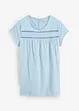 Maglia in cotone con pizzo, bonprix