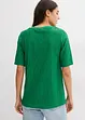 Maglia in crêpe con ricami traforati, bonprix