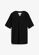 Maglia in crêpe con ricami traforati, bonprix