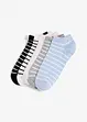 Calzini per sneakers con cotone biologico (pacco da 5 paia), bonprix
