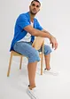 Bermuda lunghi in jeans elasticizzati, regular fit, bonprix