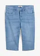 Bermuda lunghi in jeans elasticizzati, regular fit, bonprix