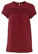 Maglia in cotone con pizzo, bonprix