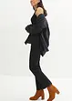 Jeans straight elasticizzati, vita media, bonprix
