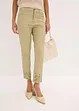 Pantaloni elasticizzati con ricami traforati, bonprix