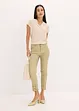 Pantaloni elasticizzati con ricami traforati, bonprix