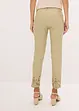 Pantaloni elasticizzati con ricami traforati, bonprix