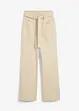 Pantaloni cropped con cinta comoda in puro cotone, bonprix
