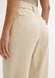 Pantaloni cropped con cinta comoda in puro cotone, bonprix
