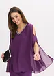 Abito di chiffon con decorazione di strass, bonprix