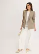 Blazer con lyocell effetto crinkle, bonprix