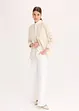 Blazer con lyocell effetto crinkle, bonprix