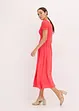 Abito midi con lavorazione a punto smock, bonprix