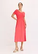 Abito midi con lavorazione a punto smock, bonprix