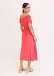 Abito midi con lavorazione a punto smock, bonprix