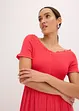 Abito midi con lavorazione a punto smock, bonprix