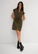 Abito in twill di misto cotone elasticizzato, bonprix