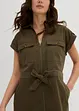 Abito in twill di misto cotone elasticizzato, bonprix
