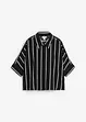 Camicia a maniche corte  in crêpe strutturato, bonprix